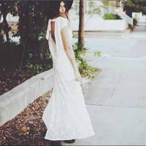 Blush Pink Open Back Maxi Dress